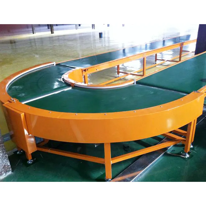 SHUNNAI 90 Degree Curved Conveyor System