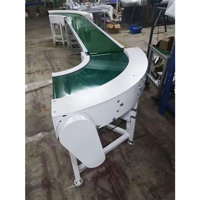 Curved Conveyor for Automated Material Handling