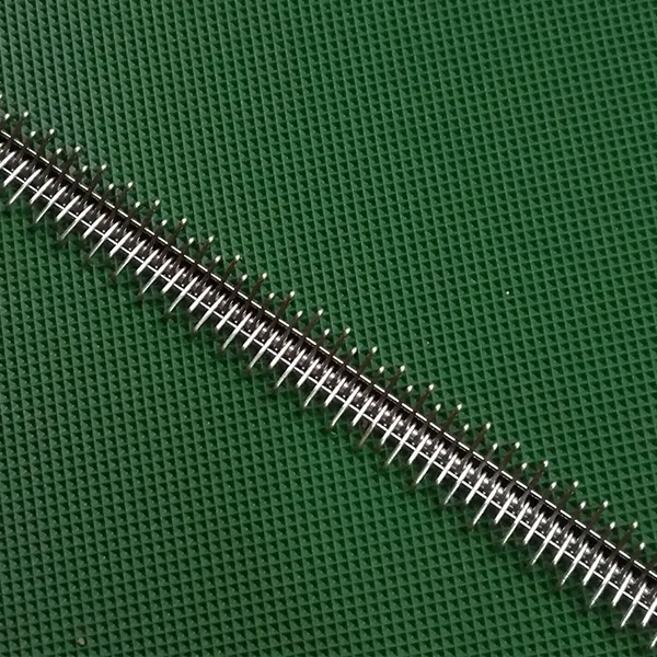 Metal wire hook fastener for mechanical conveyor belt connection