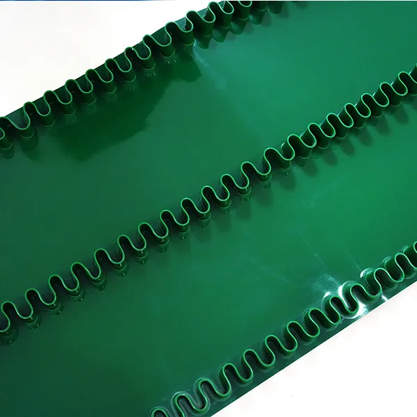 Corrugated Sidewall Belt with Cleats for Bulk Material Handling