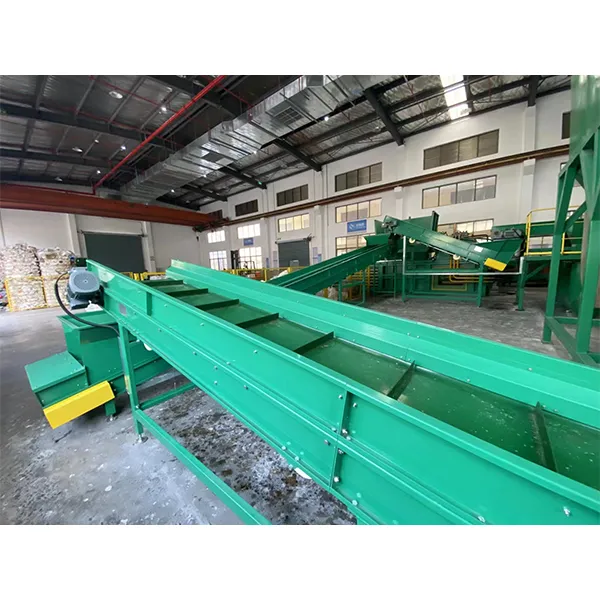 Resource recovery conveyor belt for mixed waste handling