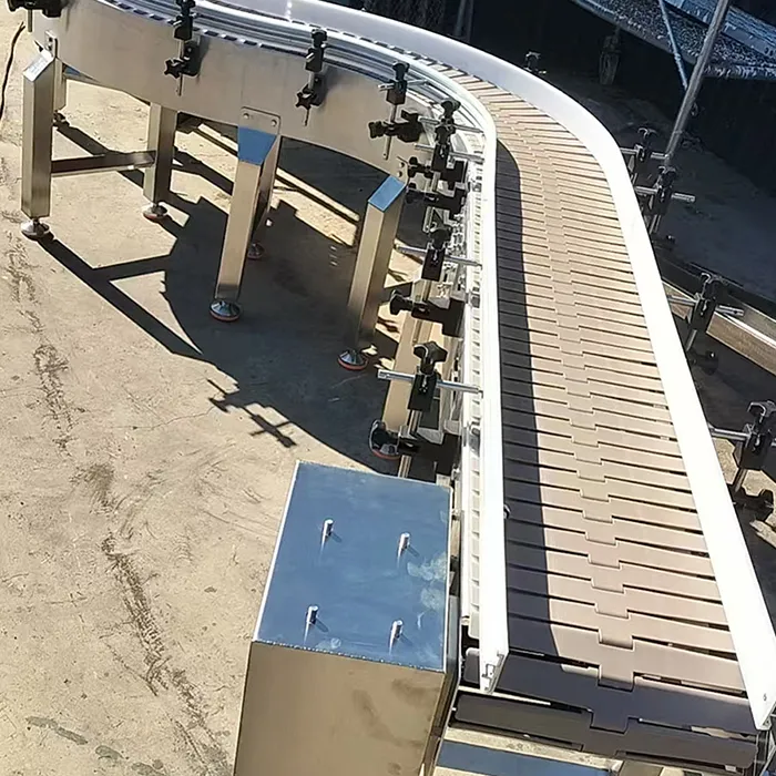 Slat Chain Curved Conveyor